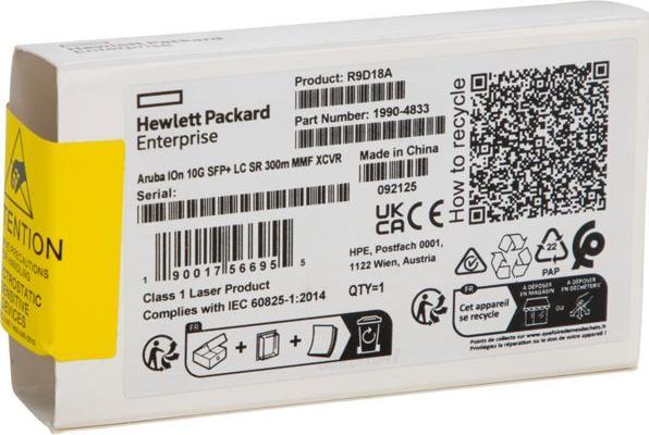 Productafbeelding HPE E Aruba IOn XCVR SFP+, LC, SR MMF