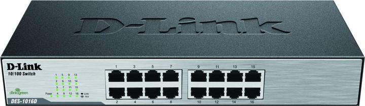 Produktbild D-Link DES-1016D: 16Port Switch, 100Mbps (16 Ports)