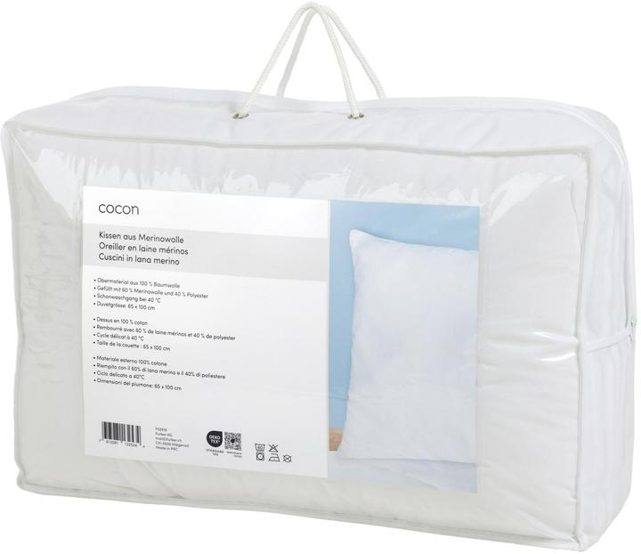 Actual product image Cocon Merino wool cushion (65 x 100 cm)