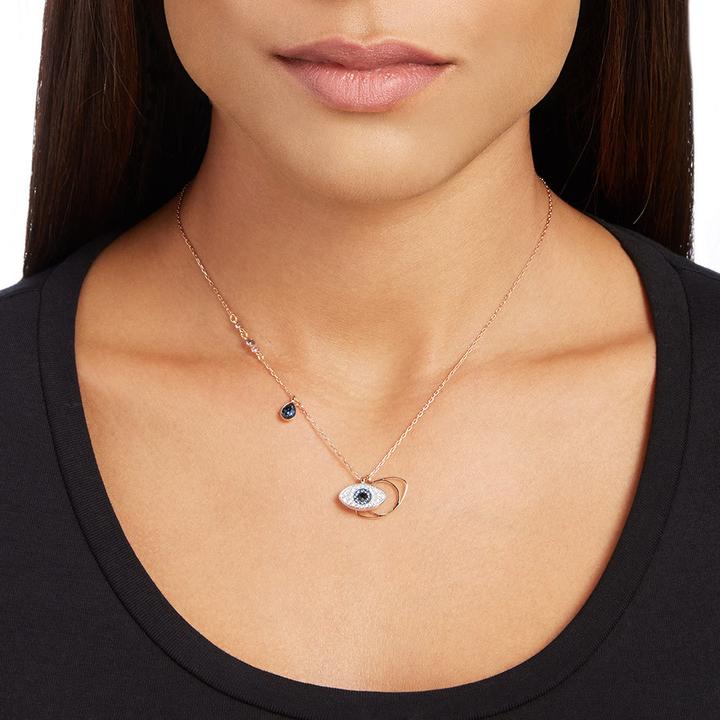 Immagine prodotto Swarovski Duo Evil Eye (Acciaio inossidabile, 38 cm)