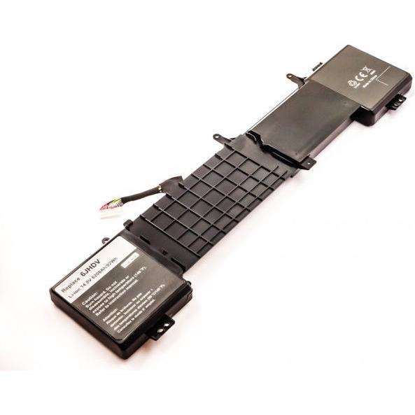 AGI Akku kompatibel mit Dell ALW17ER-4838 (6200 mAh), Notebook Akku, Schwarz