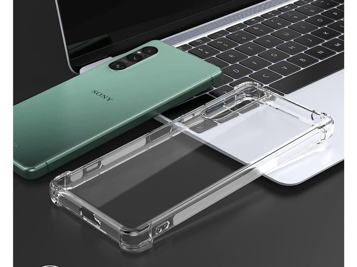 Produktbild Screenguard Sony Xperia 1 V Hülle Crystal Soft Airbag Bumper (Sony Xperia 1 V)