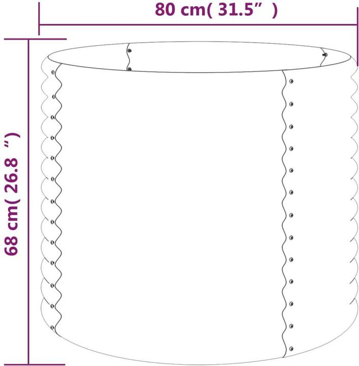 Produktbild vidaXL Pflanzgefäss