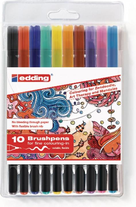 Produktbild Edding Zendoodle (Mehrfarbig, 10 x)