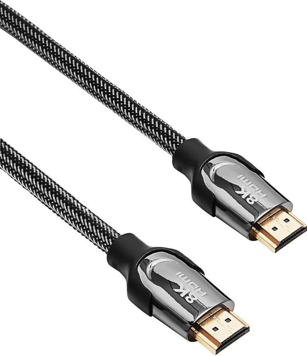 Image du produit Akyga Câble HDMI AK-HD-30S ekranowany CU 48Gb/s 8K 60Hz 4K 120Hz ver. 2.1 3m (3 m)
