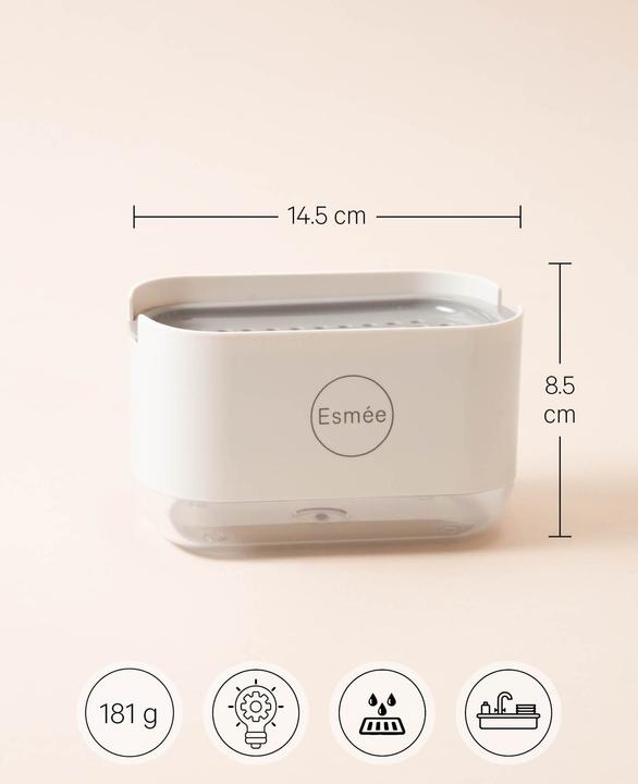 Immagine prodotto Esmée 2 in 1 Schwammhalter und Spülmittelspender