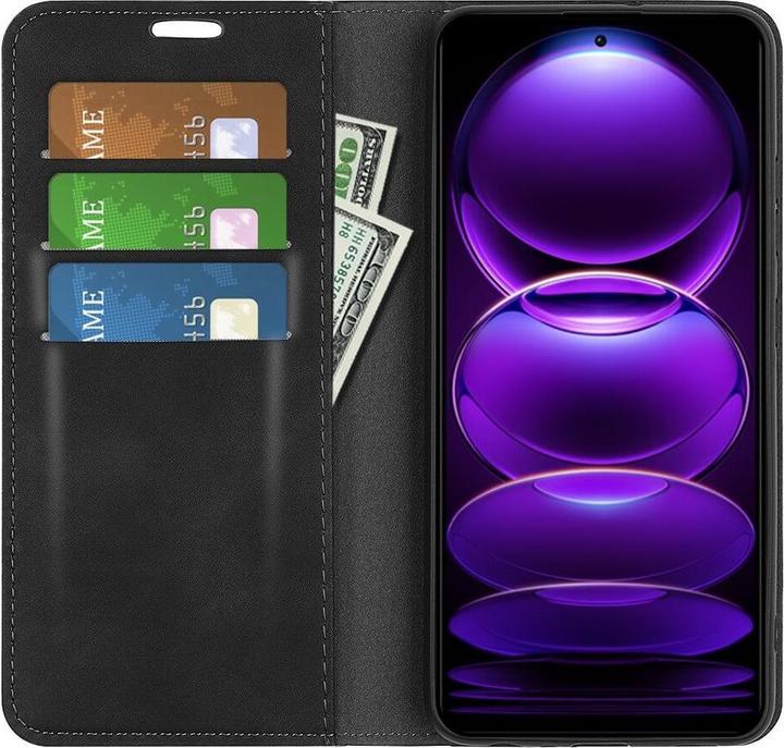 Immagine prodotto Cover-Discount Xiaomi Redmi Note 12 Pro+ - Custodia Stand Flip Cover nera (Xiaomi Redmi Note 12 Pro+)
