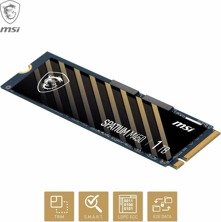 Produktbild MSI Spatium M450 (1000 GB, M.2 2280)