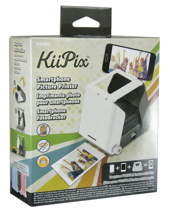 Produktbild KiiPix Jet Black Mobiler Fotodrucker (Laser, Farbe)