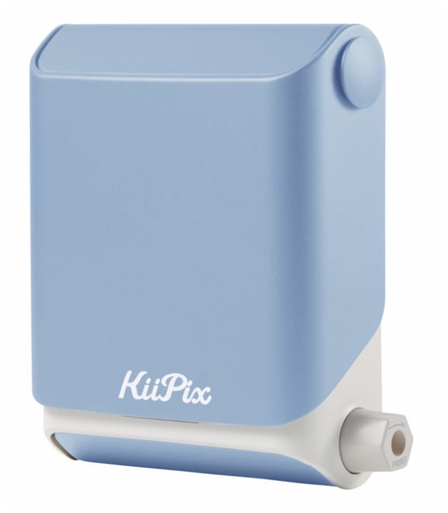 Actual product image KiiPix Sky Blue Mobile Photo Printer (Ink, Colour)