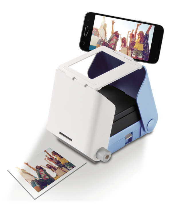 Actual product image KiiPix Sky Blue Mobile Photo Printer (Ink, Colour)