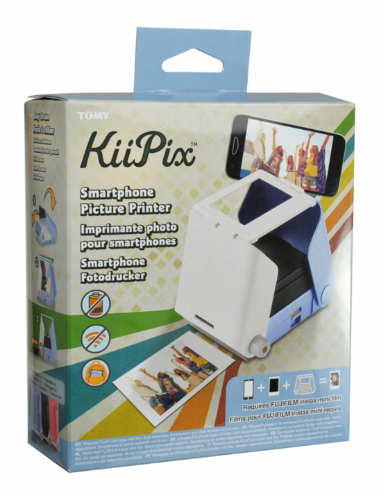 Actual product image KiiPix Sky Blue Mobile Photo Printer (Ink, Colour)