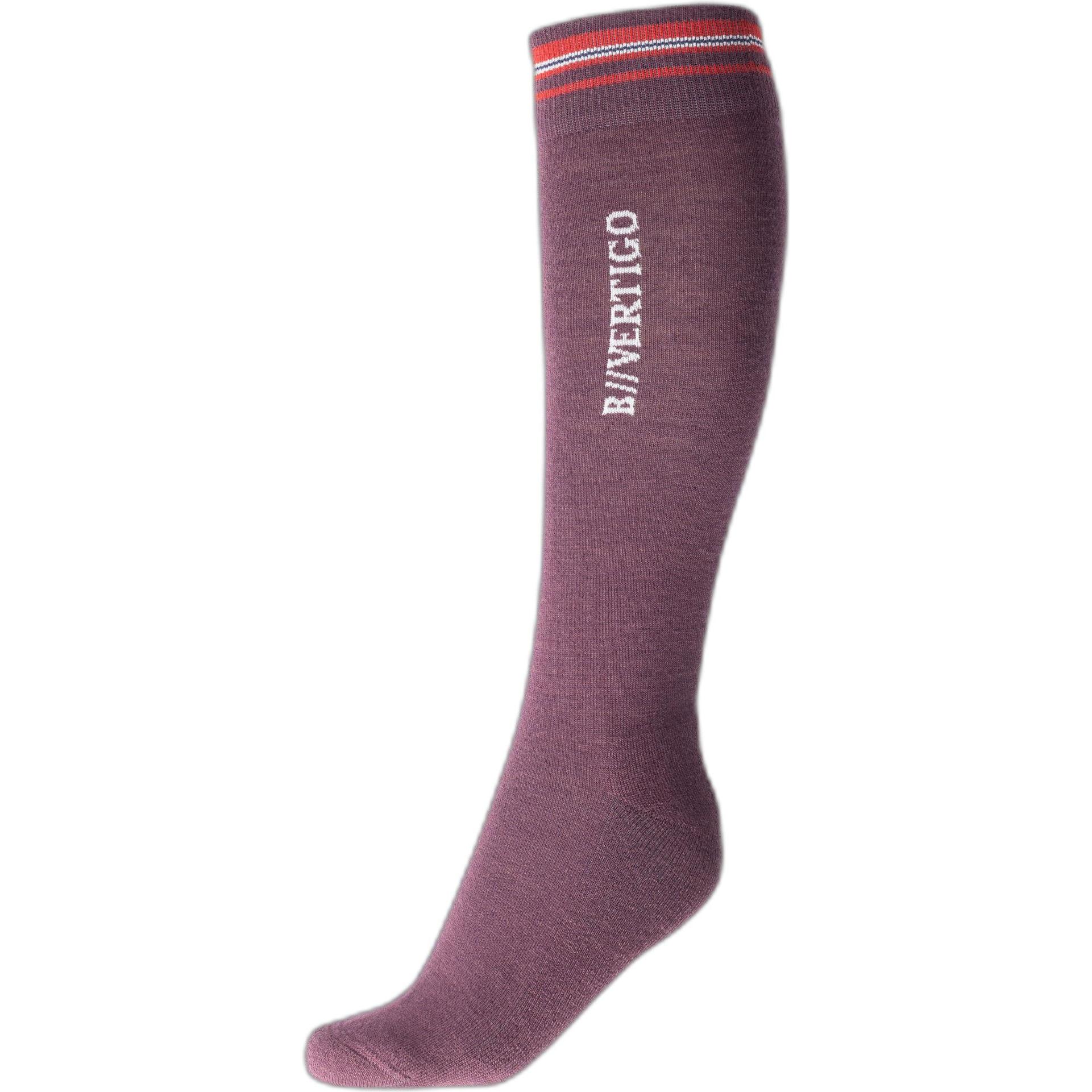 B Vertigo, Damen, Sportsocken, reitsocken raja (35 - 38), Violett