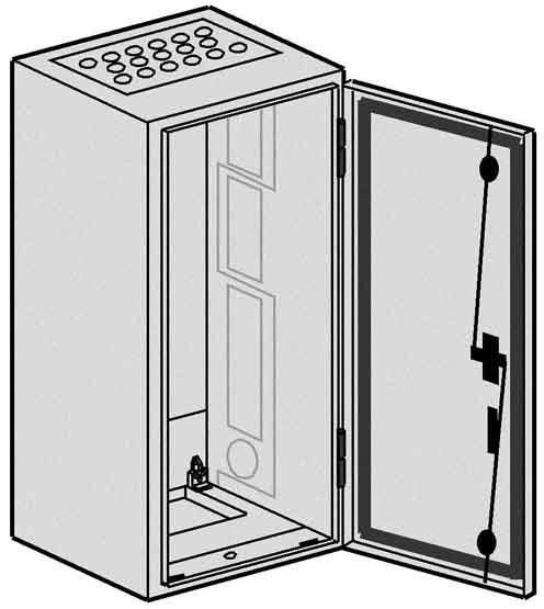 Produktbild ABN SP14 System-GehÃ¤use IP54 schutzis.300x650mm