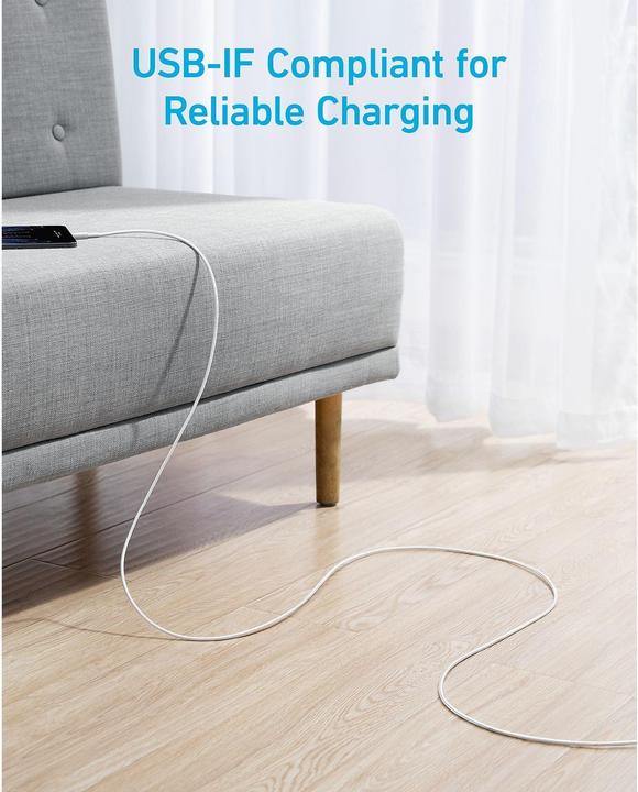 Actual product image Anker USB C – USB C (1.80 m, USB 2.0, 60 W)
