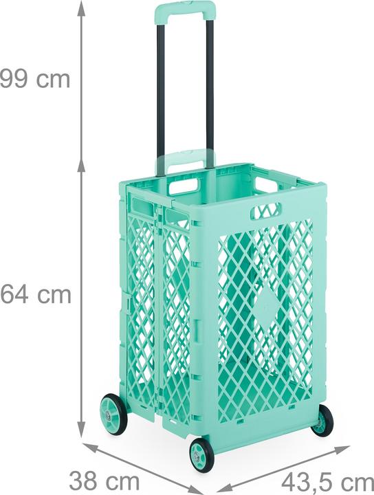 Produktbild Relaxdays Einkaufstrolley