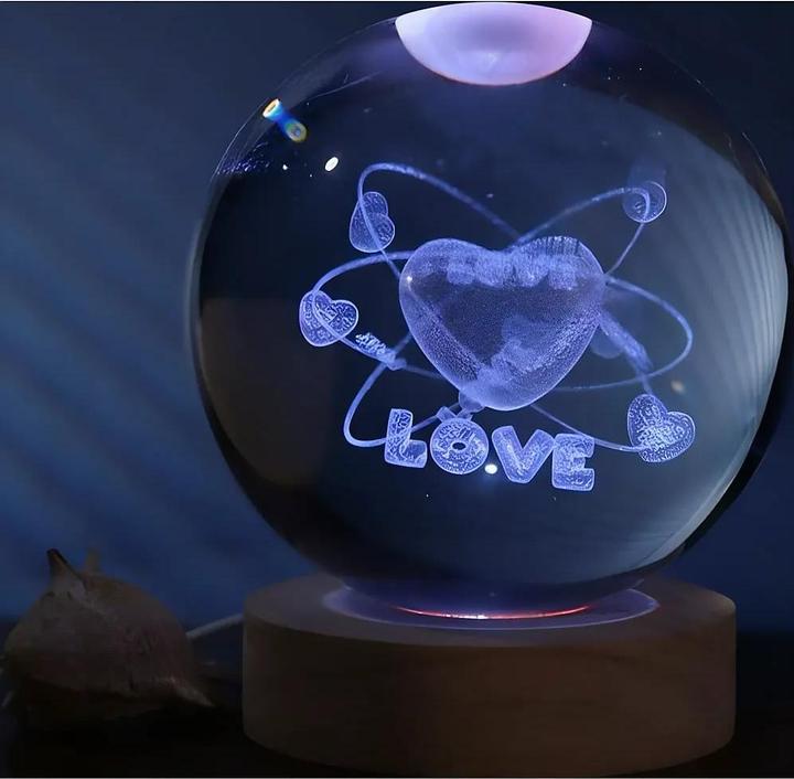 Image du produit Total Juggling iTotal - Lampe boule de cristal - SUIVRE SON COEUR - large