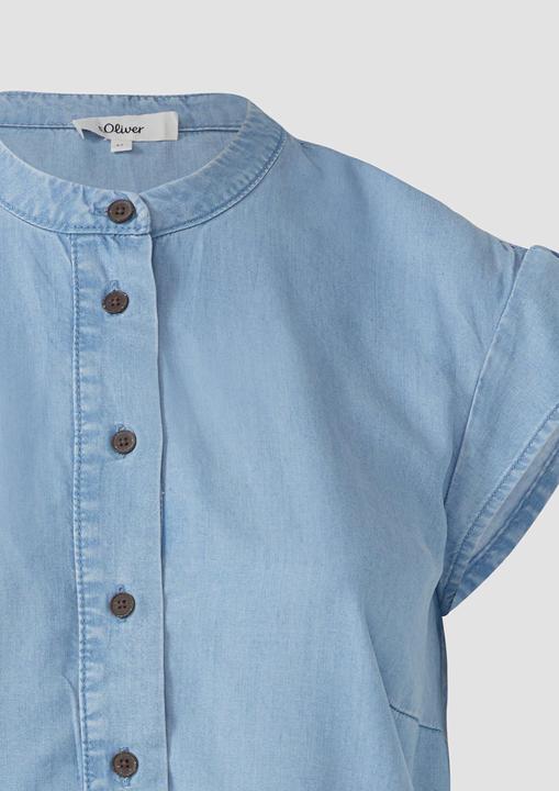 Produktbild S.Oliver Bluse Lyocellbluse mit Flügelärmeln (54)