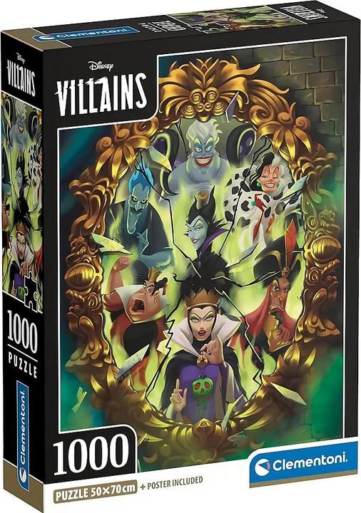 Immagine prodotto Clementoni Disney Villains (1000 pezzi)
