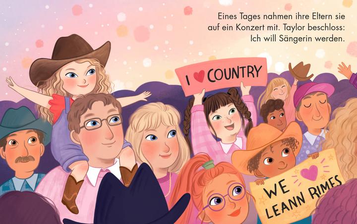 Actual product image Little People, Big Dreams. Mini – Taylor Swift (German, Borghild Fallberg, María Isabel Sánchez Vegara, Silke Kleemann, 2025)