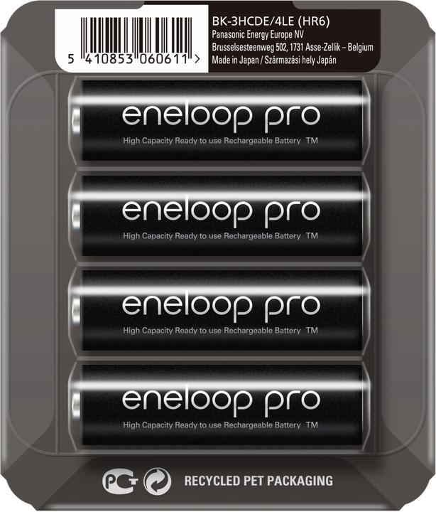 Image du produit Panasonic eneloop pro avec Storage Case (4 pcs, AA, 2500 mAh)