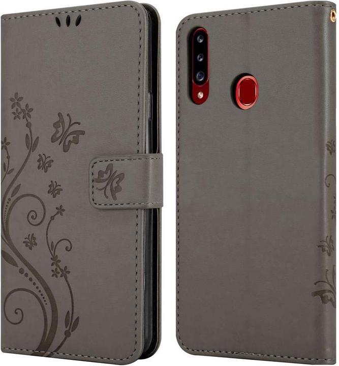Actual product image Cadorabo Flower Book Cover (Samsung Galaxy A20s)