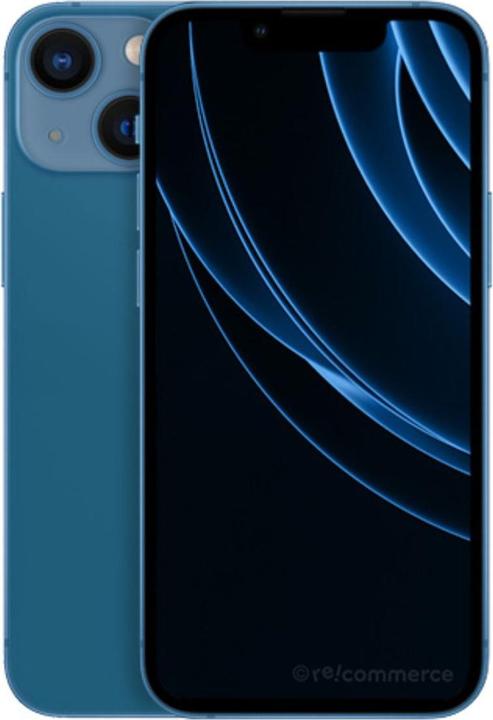 Re!commerce iPhone 13 (128 GB, Blau, Blue, 6.10", 12 Mpx, SIM + eSIM, B / Sehr gut)