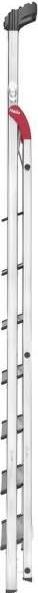 Produktbild Hailo L80 ComfortLine, Alu-Sicherheits-Stehleiter, 8 Stufen (Stehleiter, 233 cm)