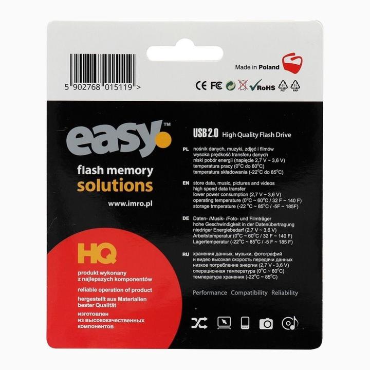 Image du produit IMRO Lecteur flash USB EASY / 32 Go (32 Go, USB 2.0, rouge) (32 Go, USB-A)