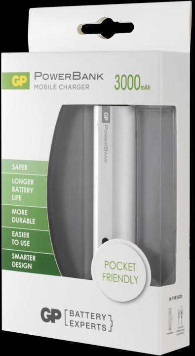 Actual product image GP Batteries Portable PowerBank FN03M (3000 mAh, 11.10 Wh)