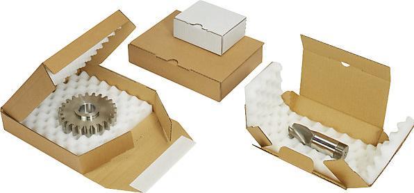 Image du produit kaiserkraft Boîte avec calage mousse, avec fermeture par encoche ou autocollante, dim. int. (1 x)