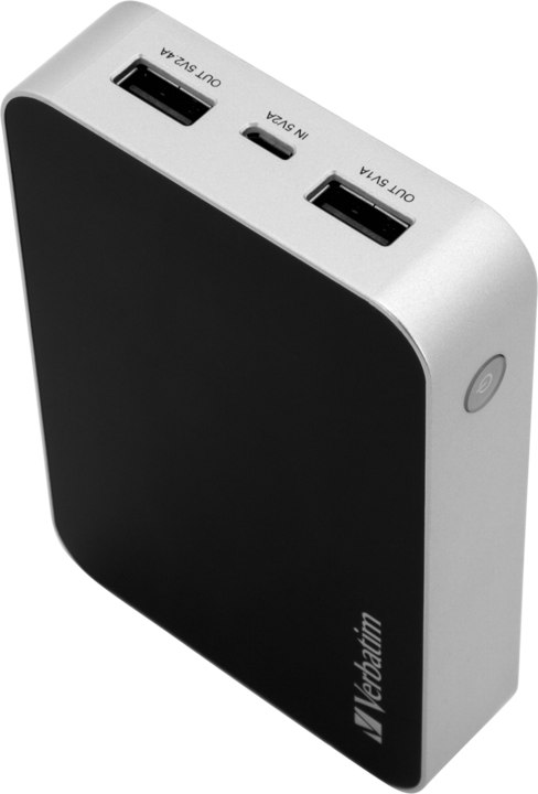 Image du produit Verbatim Pocket Power Pack 10400 mAh (10400 mAh, 38.48 Wh)