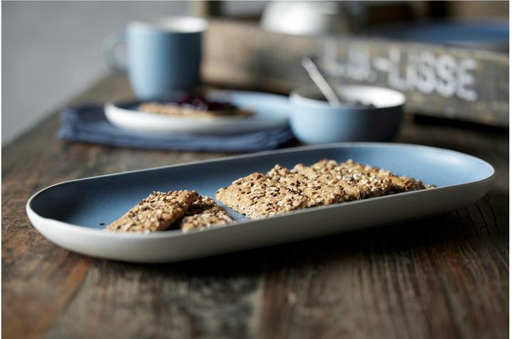 Produktbild Studio Round Servierplatte North 2 Stück, Eisblau matt