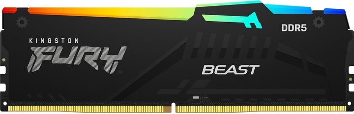 Actual product image Kingston FURY Beast RGB (1 x 32GB, 6000 MHz, DDR5 RAM, DIMM)