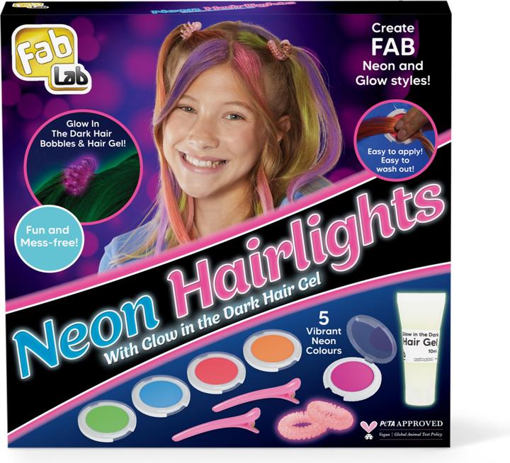 Produktbild Fab Lab Hair Lights - Im Dunkeln leuchtende Haarfarben
