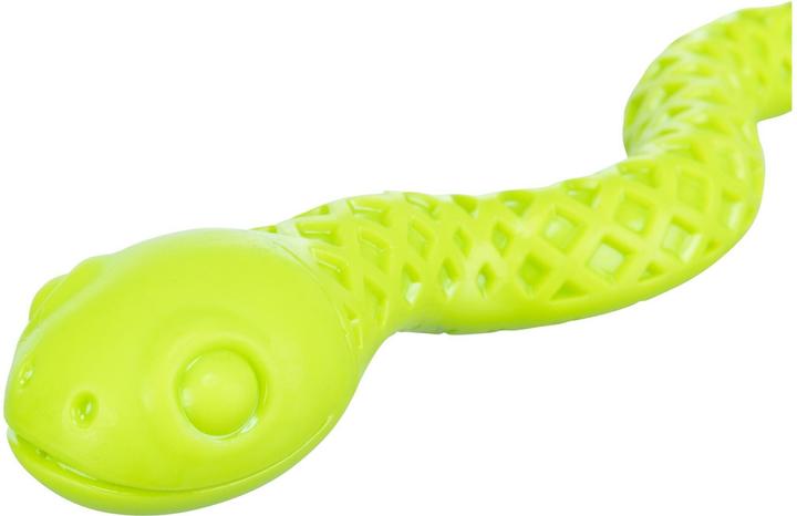 Actual product image Trixie Dog Toy Snack Snake, 27 cm, Green (Dog chew toy)