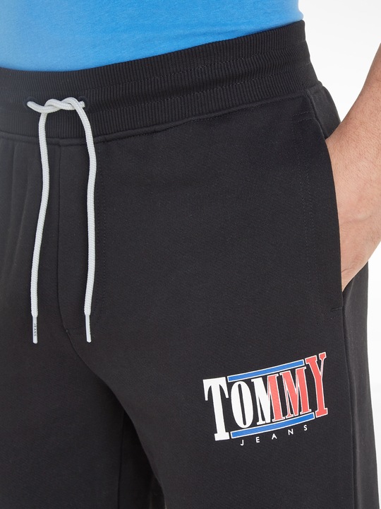 Produktbild Tommy Hilfiger Herren TJM Slim Essential Graphic Pant Strickhose, Black, XL (XL)