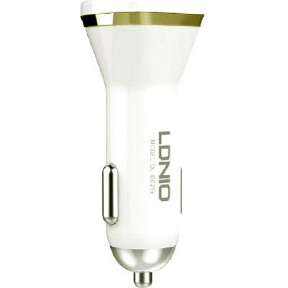 Ldnio DL-219 Dual USB-Zigarettenladegerät, Auto Adapter, Weiss