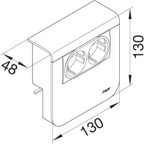Thumbnail - Hager, Kabelschutz + Kabelführung, SL200809269011