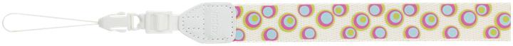 Actual product image Fujifilm Instax strap white / design dotes (Wrist strap)