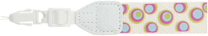 Fujifilm Instax strap white / design dotes (Wrist strap)