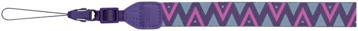Fujifilm Instax strap purple / triangles (Wrist strap)