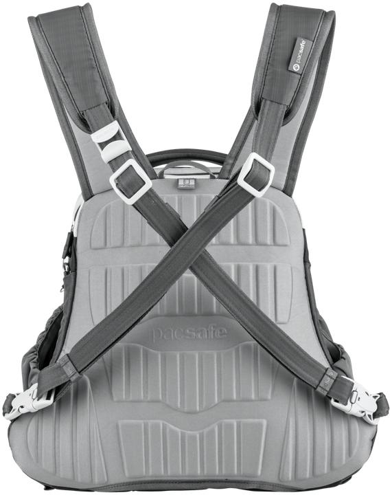 Produktbild Pacsafe Camsafe V11 Kamera Fronttasche Storm Grey (Fotorucksack)