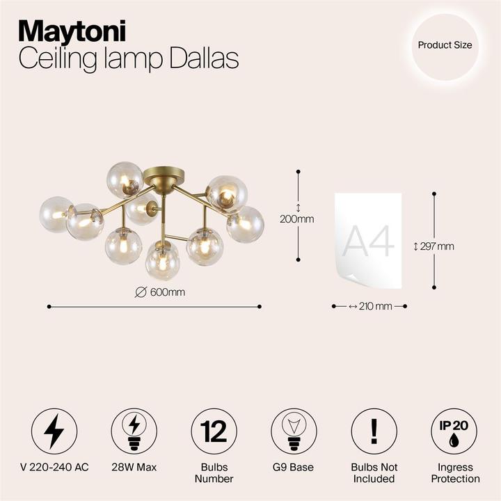 Produktbild Maytoni Dallas (60 cm)