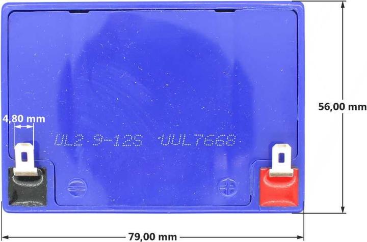 Produktbild Ultracell Akku UL2.9-12 (12 V, 2.90 Ah)