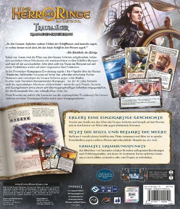 Actual product image FFG FFGD2844 - TheLord of the Rings: The Dreamhunter Card Game (Campaign Expl.), Card Game (German)