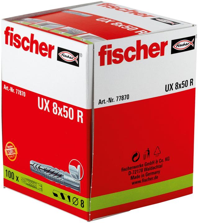 Immagine prodotto Fischer Tassello universale UX 8x50 R (100 pz.)