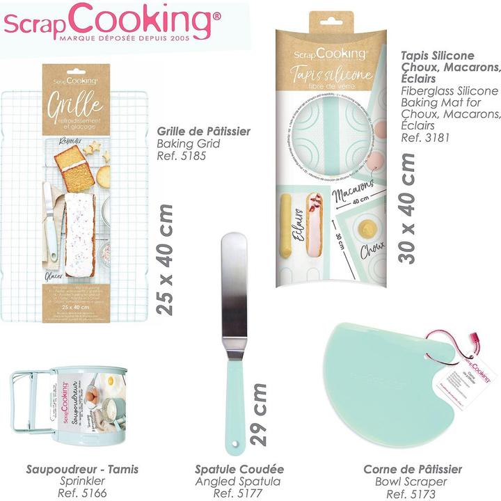 Produktbild ScrapCooking Glasfaser Silikon (40 x 30 cm)