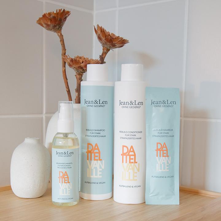 Image du produit Jean & Len Shampoo Dattel/Vanille 300 ml (300 ml, Shampoing liquide)