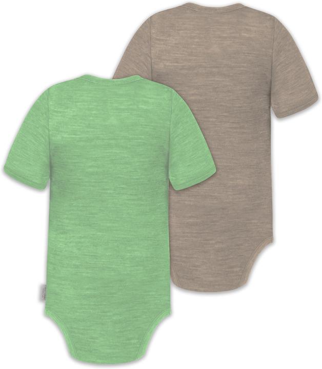 Produktbild Normani 2er Set Baby Merino Kurzarmbody „Tihoi" - 9317 (80)